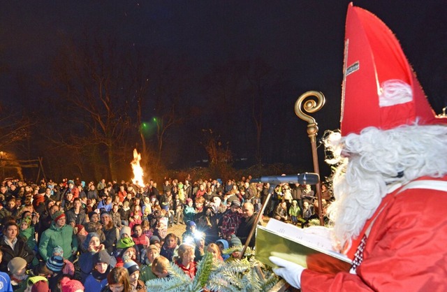 Die Waldweihnacht gab es schon 2015 in Mooswald.  | Foto: Michael Bamberger
