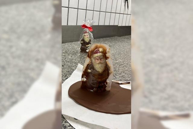 So werden in Staufen Schoko-Nikoluse produziert
