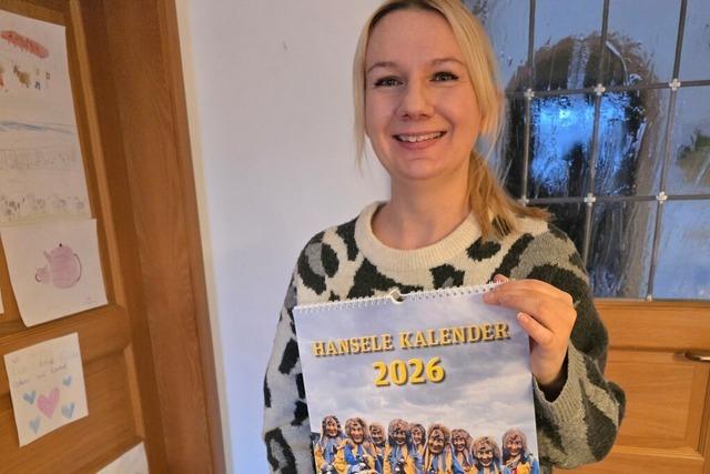 Der "Hansele Kalender 2026" der Unadinger Hansele-Gruppe bietet Erinnerung an die Ursprnge der Fasnacht