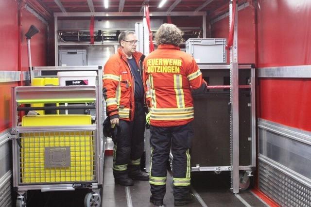 Die B�tzinger Feuerwehr bekommt ein neues L�schfahrzeug