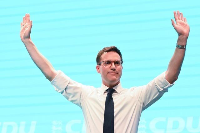 96,5 Prozent: Hagel als CDU-Landeschef besttigt