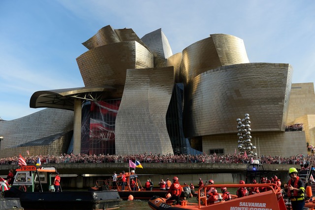 Das Guggenheim-Museum in Bilbao. (Archivbild)  | Foto: Alvaro Barrientos/AP/dpa