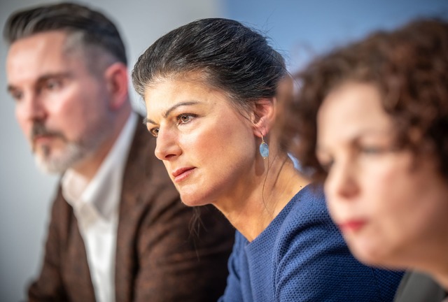 Noch ist Sahra Wagenknecht die zentral... gegr&uuml;ndeten Partei. (Archivbild)  | Foto: Michael Kappeler/dpa