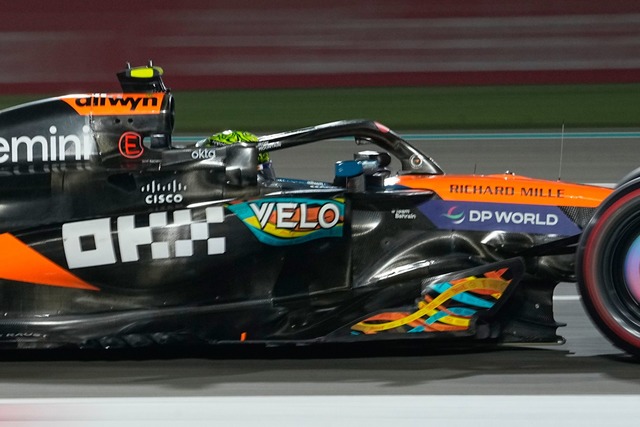 Ein Platz auf dem Podium reicht Norris f&uuml;r den ersten WM-Titel.  | Foto: Fatima Shbair/AP/dpa