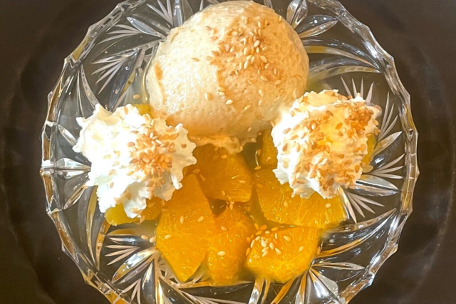 Mousse mit Sesamse - ein zwanzig Jahre altes Rezept zu Weihnachten