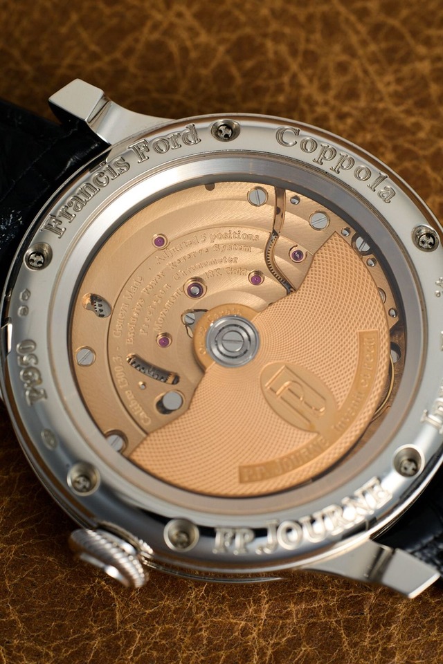 Der Name von Regisseur Francis Ford Co...t in die Luxus-Armbanduhr eingraviert.  | Foto: ---/Phillips/dpa