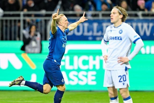 Vierte Niederlage in Serie: KSC verliert in Darmstadt