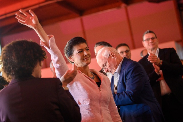 Sahra Wagenknecht zieht sich vom Parteivorsitz zur&uuml;ck.  | Foto: Klaus-Dietmar Gabbert/dpa