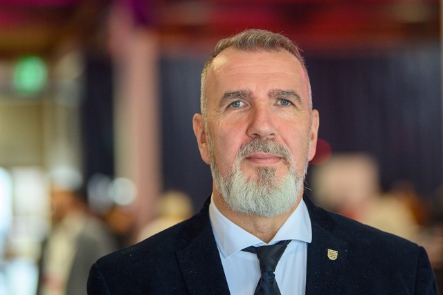 Der Th&uuml;ringer Steffen Sch&uuml;tz... gegen Kritik an seinem Landesverband.  | Foto: Klaus-Dietmar Gabbert/dpa