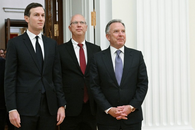 Witkoff und Kushner sprechen sowohl mi...t der ukrainischen Seite. (Archivbild)  | Foto: Kristina Kormilitsyna/Sputnik, Kremlin Pool via AP/dpa