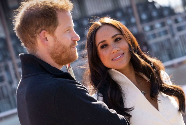 Harry und Meghan heirateten am 19. Mai 2018. (Archivbild)  | Foto: Peter Dejong/AP/dpa