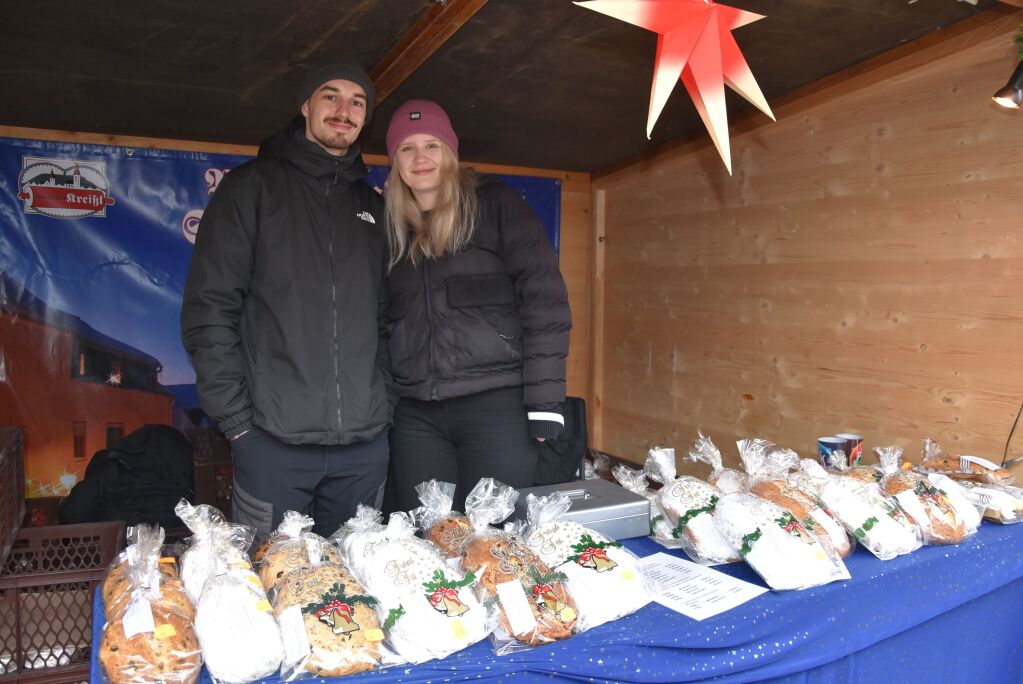 Die Bcker aus Scheibenberg/Sachsen auf dem Gundelfinger Weihnachtsmarkt