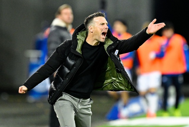 Kann nicht zufrieden sein: Christian Eichner.  | Foto: Uwe Anspach/dpa