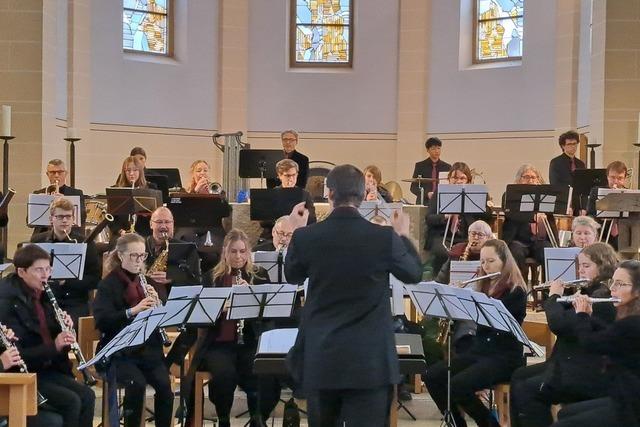 Stadtmusik Lrrach spielt beim Adventskonzert Klnge der Kathedralen