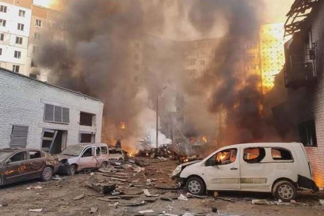 Brennende Huser und zerstrte Leben - wie der DRK-Ortsverein March in der Ukraine hilft