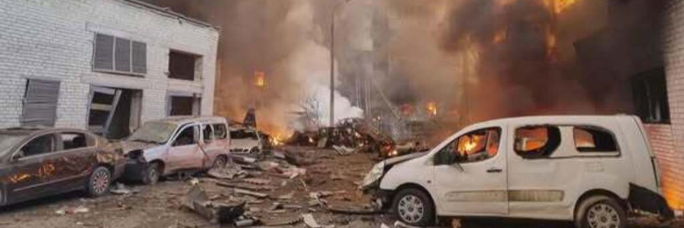 Brennende Huser und zerstrte Leben - wie das DRK March in der Ukraine hilft