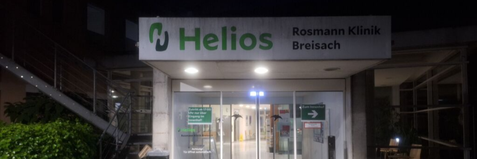 Wie geht es bei der Helios-Klinik in Breisach bis zur Schlieung weiter?