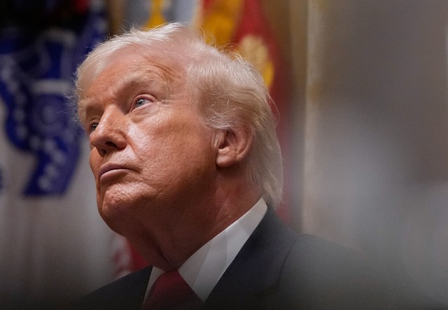 Er sei "ein wenig entt&auml;uscht" von...s Verhalten, sagte Trump. (Archivbild)  | Foto: Julia Demaree Nikhinson/AP/dpa