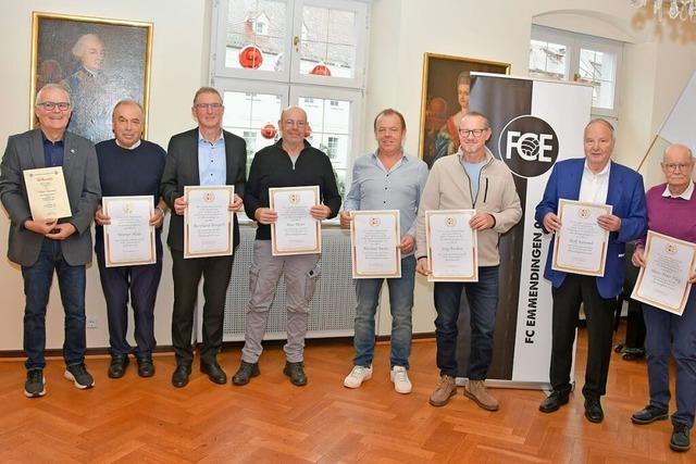 FC Emmendingen ehrt erste Mannschaft als Team des Jahres