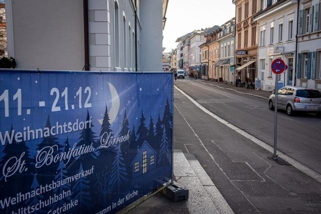 Hndlerinnen im Lrracher Sebo-Viertel planten Weihnachtsstrae – Stadt lehnt lange Sperrung ab