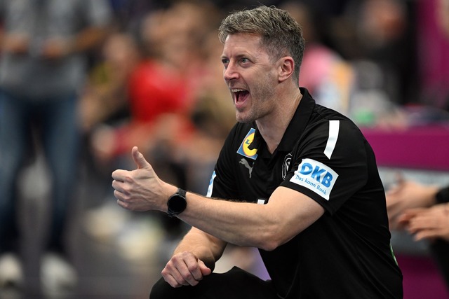 Handball-Bundestrainer Markus Gaugisch...auch Deutschlehrer an einem Gymnasium.  | Foto: Federico Gambarini/dpa