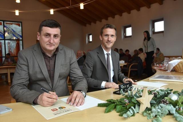 Gundelfingen und die ukrainische Stadt Ostroh haben ihre Freundschaft besiegelt