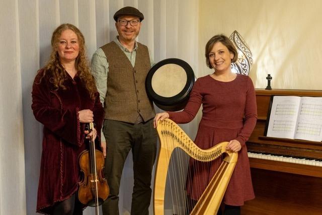 Das Trio "Tir nua" gibt in Eichsel ein Silvesterkonzert mit keltischer Musik