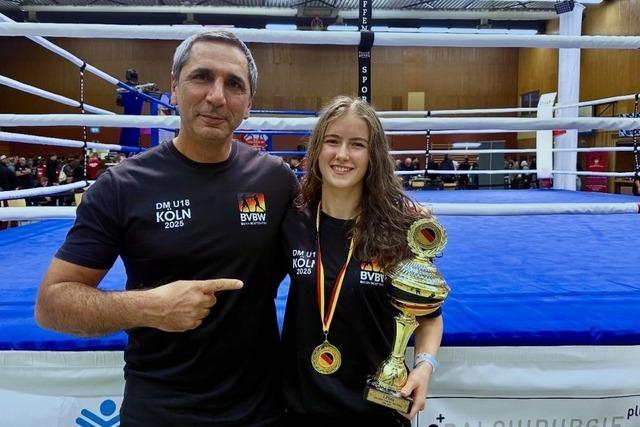 17-jhrige Helene Ricarda Heyne aus Mllheim holt Goldmedaille im Boxen