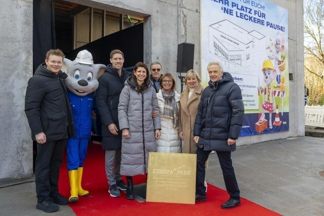Grundstein fr das neue Mitarbeiter-Restaurant des Europa-Parks gelegt
