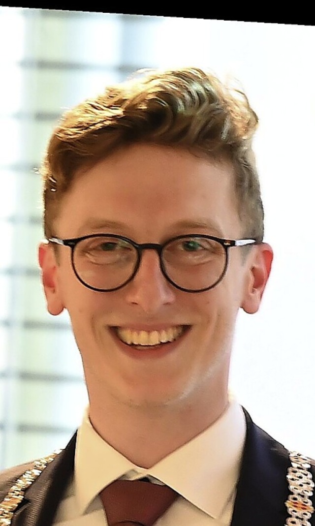 Hendrik Mench ist seit 1. Mai 2025 Brgermeister der Gemeinde Sexau.  | Foto: Markus Zimmermann