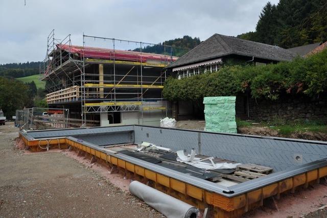 50.000 Euro Schaden auf Baustelle des Spielweg-Hotels durch absichtlich geffneten Wasserzulauf