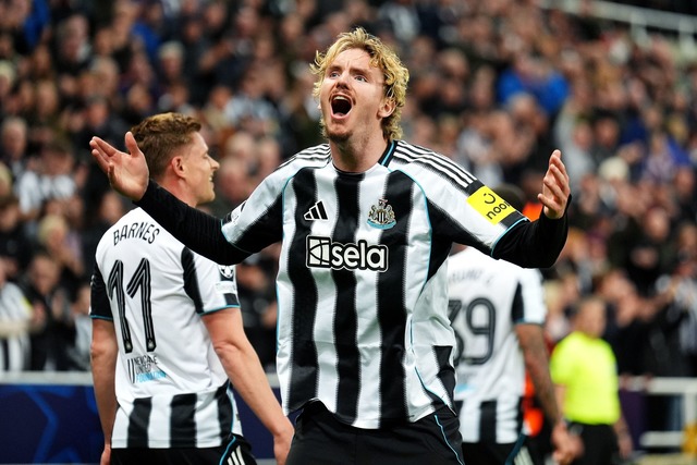 Nick Woltemade freut sich auf seine R&uuml;ckkehr nach Deutschland. (Archivbild)  | Foto: Mike Egerton/PA Wire/dpa