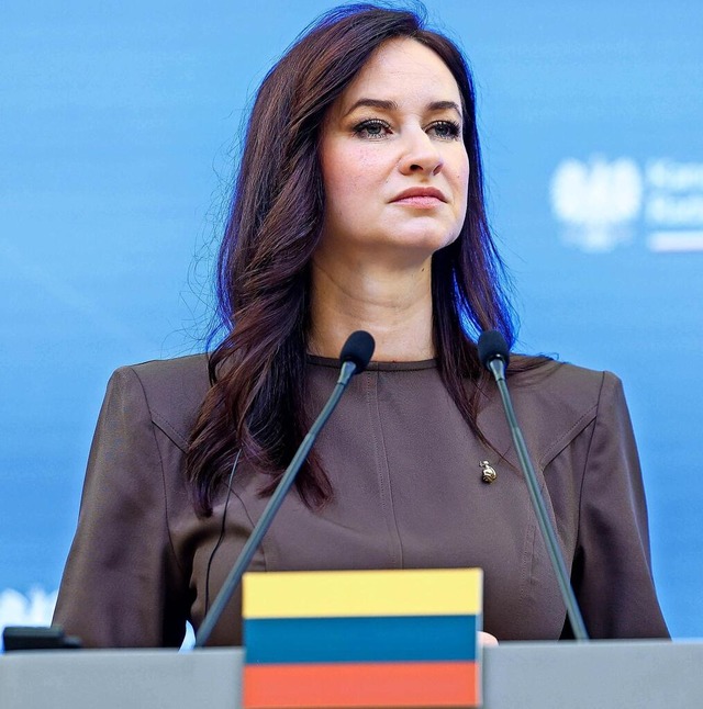 „Hybrider Angriff aus Belarus...ns Ministerpräsidentin Inga Ruginiene. | Foto: IMAGO/A. Welscher „Hybrider Angriff aus Belarus...ns Ministerpräsidentin Inga Ruginiene. | Foto: IMAGO/A. Welscher