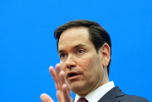 US-Au&szlig;enminister Marco Rubio wil... New Roman verfasst sind. (Archivbild)  | Foto: Jacquelyn Martin/Pool AP/dpa