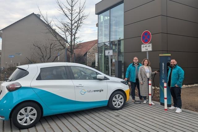 Rathausumbau in Kandern bringt vier neue Ladestationen fr E-Autos