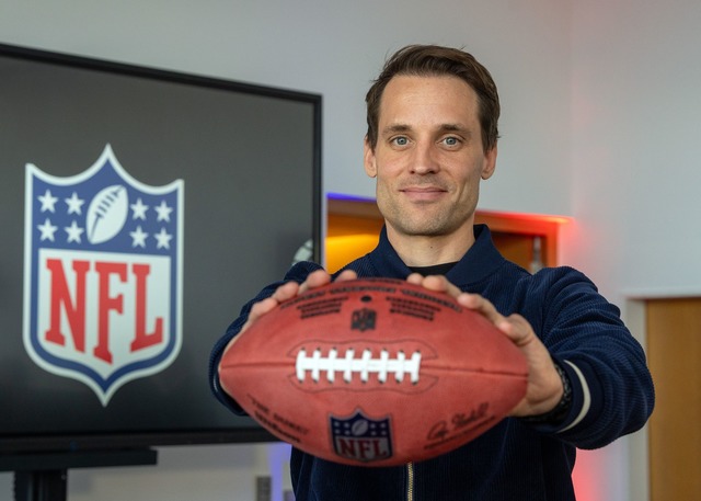 Der Deutschland-Chef der NFL: Alexander Steinforth. (Archivbild)  | Foto: Soeren Stache/dpa
