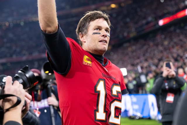 War begeistert von den deutschen Fans ... NFL-Superstar Tom Brady. (Archivbild)  | Foto: Sven Hoppe/dpa