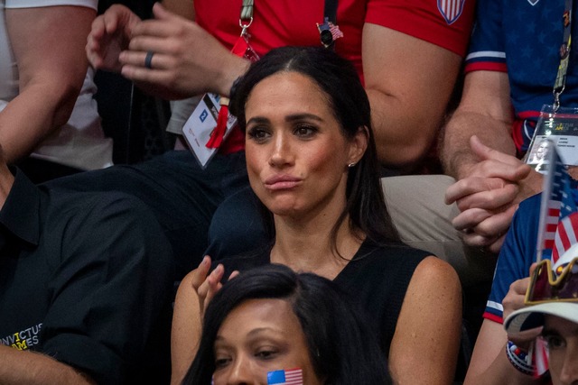 Zum Bruch zwischen Meghan und Thomas M...mit Prinz Harry gekommen. (Archivbild)  | Foto: Christoph Reichwein/dpa