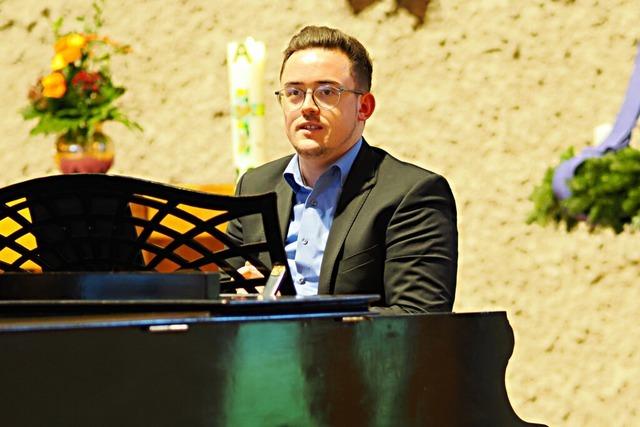 Noah Roloff bernimmt als Bezirkskantor die Kirchenmusik im Kirchenbezirk Hochrhein