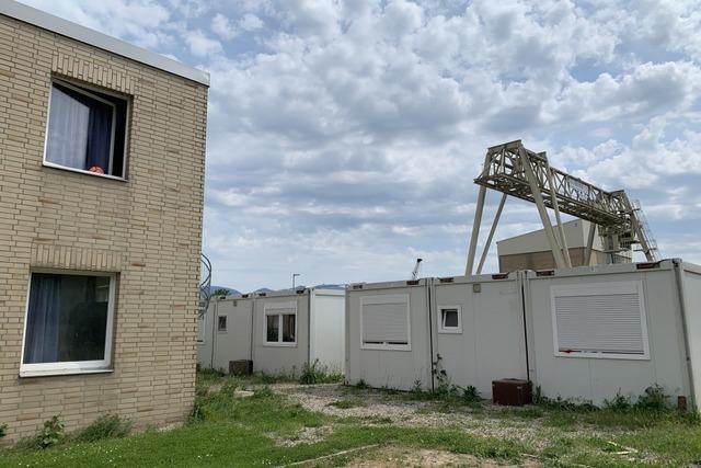 Die Stadt Heitersheim setzt auf sinkende Flchtlingszahlen und baut Container ab