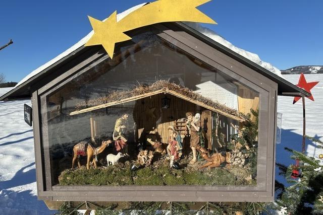 Von Krippe zu Krippen  zu spazieren – in St. Peter ffnet zum fnften Mal ein besonderer Wanderweg