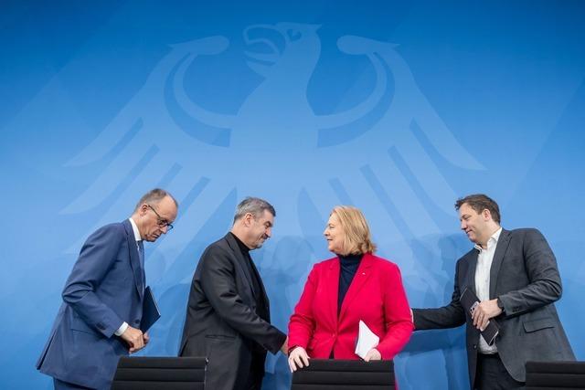 Koalition einigt sich bei Vorhaben - 