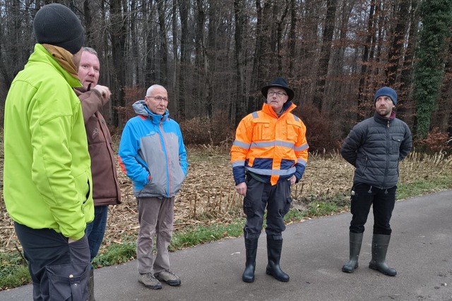 Bei einer Begehung mit Bewirtschaftern...ckhalts in der Landschaft besichtigt.  | Foto: Naturpark Sdschwarzwald