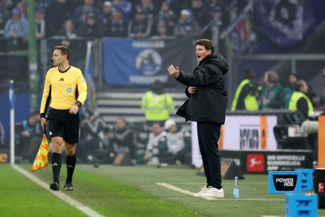 HSV-Trainer Merlin Polzin. (Archiv)  | Foto: Christian Charisius/dpa