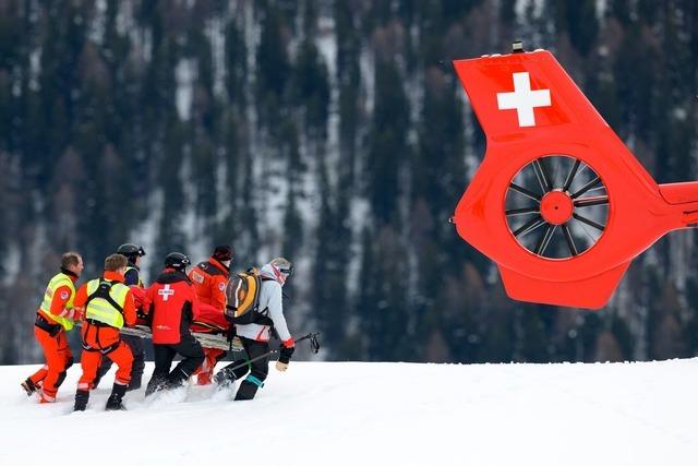 Ski-Ass Gisin stürzt schwer: Halswirbelsäule verletzt