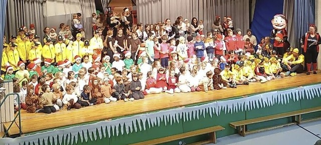 Insgesamt 13 Kindergruppen sorgten fr ein buntes Sportprogramm.  | Foto: TuS Rtenbach