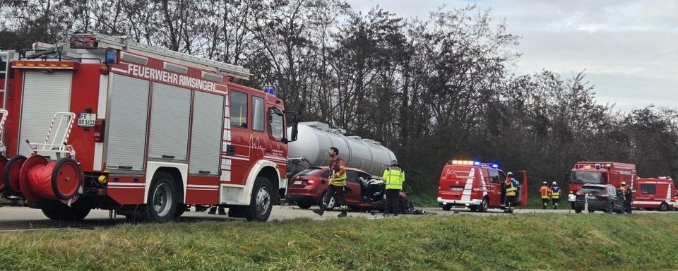 Polizei ermittelt weiter zur Ursache des t�dlichen Unfalls bei Breisach