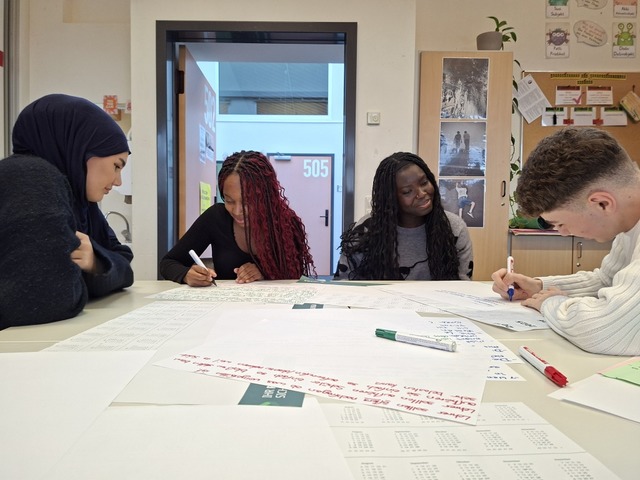 Themen der Jugendlichen waren unter anderem KI, Klima und Nahverkehr.  | Foto: Fabian Zoller-Wunderlich