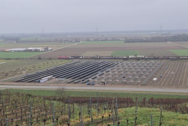 Sichtbare Energiewende: Der Bau zweier Solarparks im Markgrflerland hat begonnen