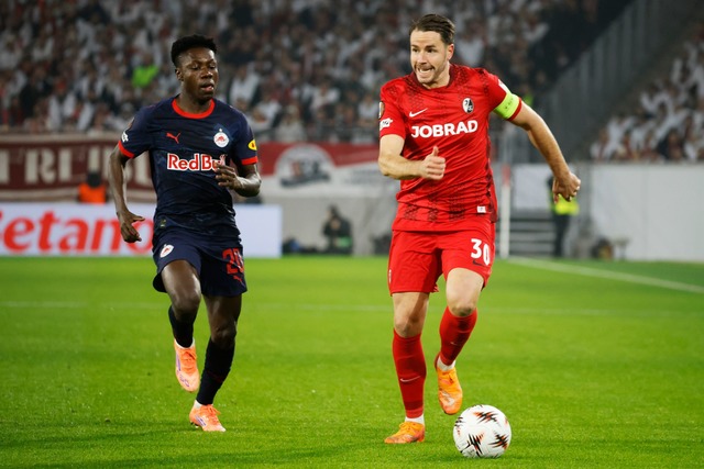 In der Europa League sind Christian G&...der SC diese Saison noch ungeschlagen.  | Foto: Philipp von Ditfurth/dpa